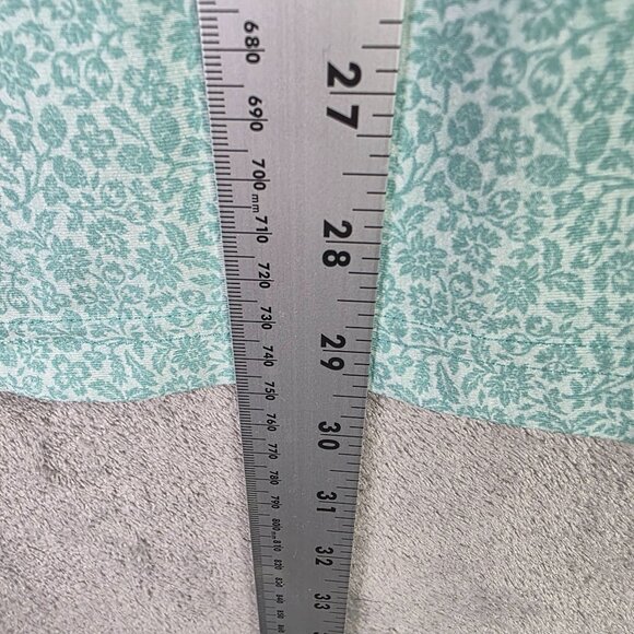 Mens Hickey Freeman Teal Floral Golf Polo Shirt Short Sleeve Polyester Stretch L - Picture 6 of 7